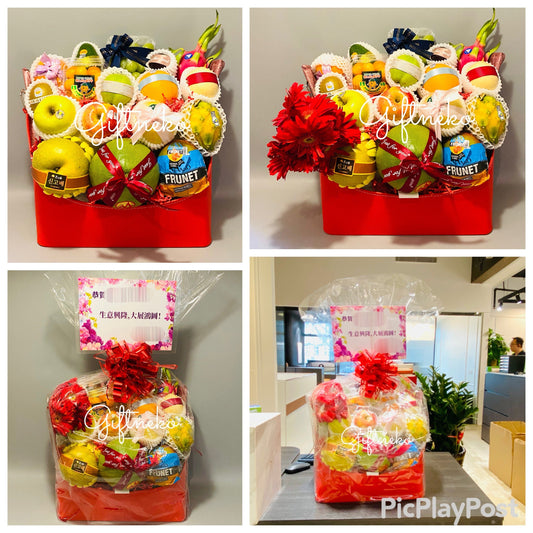 10/04/2026 多謝客戶訂購開業果籃 祝賀合作夥伴 裝修公司開張