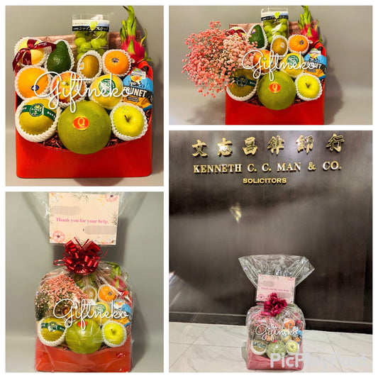13/10/2025 多謝客戶訂購感謝花籃 感謝果籃 中環律師行