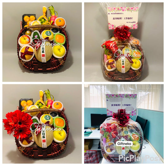 18/10/2025 多謝客戶訂購開張花籃 開業果籃 佐敦喬遷果籃