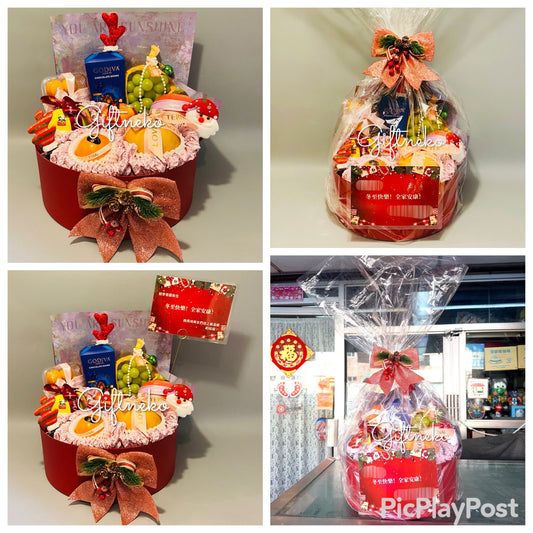 18/12/20245多謝客戶訂購聖誕果籃送贈茶餐廳老闆
