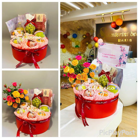 26/03/2026 多謝客戶訂購開張果籃 送贈好友 北角美容院