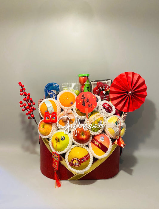賀年果籃30 |  2026 丙午馬年果籃 - 私人定制賀年禮物籃系列