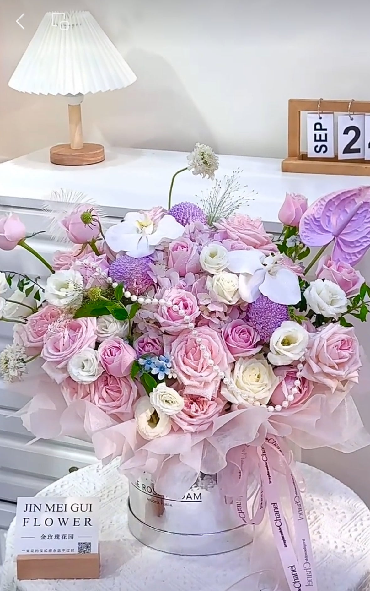鮮花花束48 花桶/花籃|Flower Bucket/Flower Basket （需要提前3天訂購，請聯絡店長）