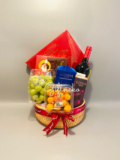 賀年果籃31 |  2026 丙午馬年果籃 - 私人定制賀年禮物籃系列