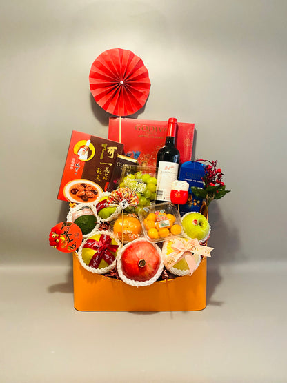 賀年果籃32 |  2026 丙午馬年果籃 - 私人定制賀年禮物籃系列