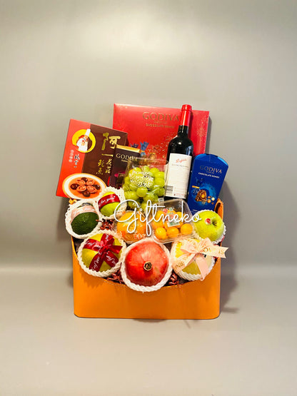 賀年果籃32 |  2026 丙午馬年果籃 - 私人定制賀年禮物籃系列